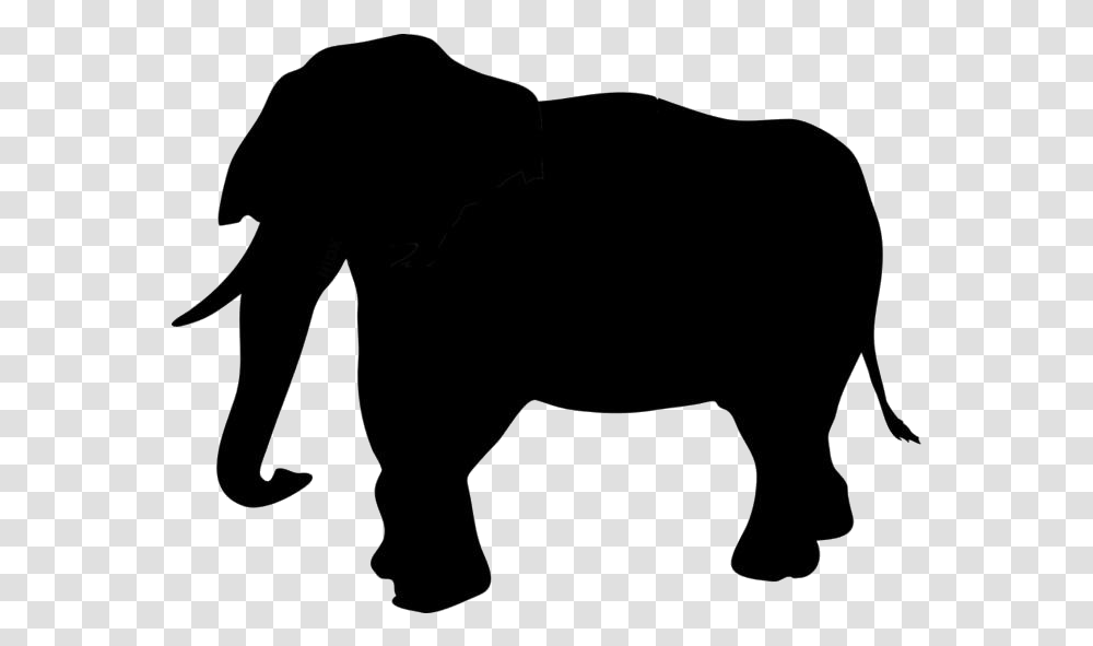 Elephant Trunk Images Zoo Animal Silhouette, Panther, Wildlife, Mammal, Jaguar Transparent Png
