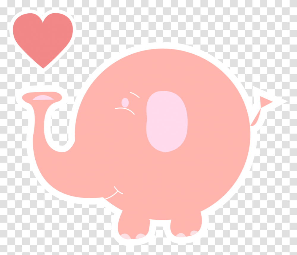 Elephant With Background Elefante, Stomach, Heart, Piggy Bank Transparent Png
