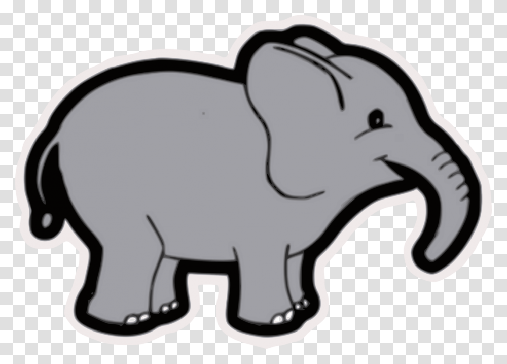 Elephantidae Download Computer Icons Drawing Cartoon Free, Mammal, Animal, Wildlife, Pig Transparent Png