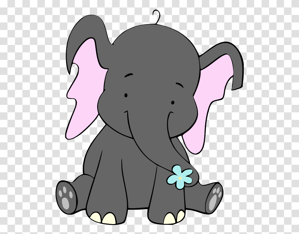 Elephants Svg Free Baby Pink And Grey Elephant Templates, Plant, Mammal, Animal Transparent Png