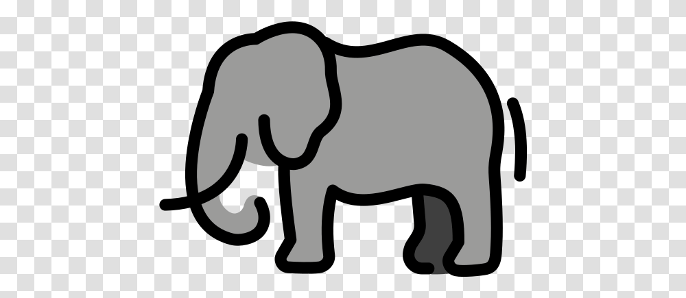 Elephants To Copy And Paste, Mammal, Animal, Wildlife, Kneeling Transparent Png