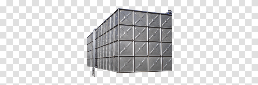 Elevated Steel Galvanized Water Galvanized Steel Water Tank, Gate, Shipping Container, Rug, Rubix Cube Transparent Png