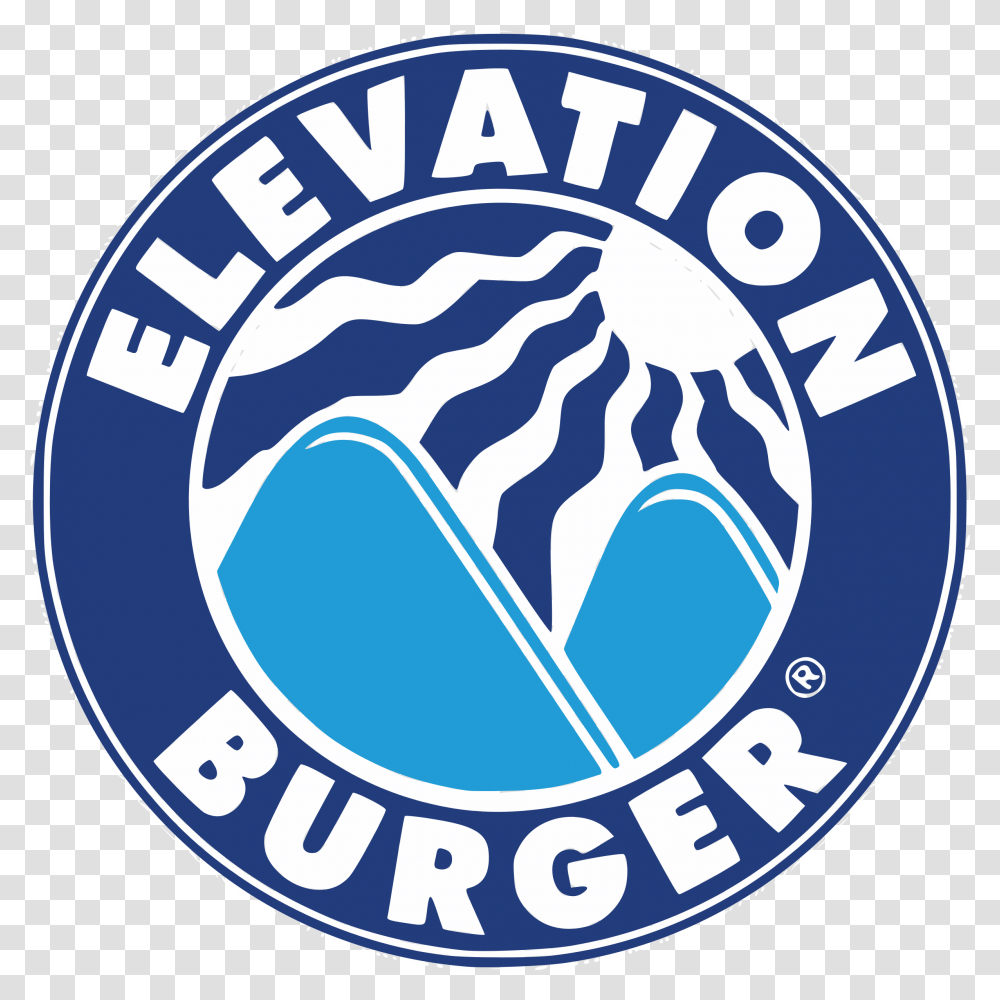 Elevation Burger Logo Elevation Burger Logo, Symbol, Trademark, Badge, Emblem Transparent Png