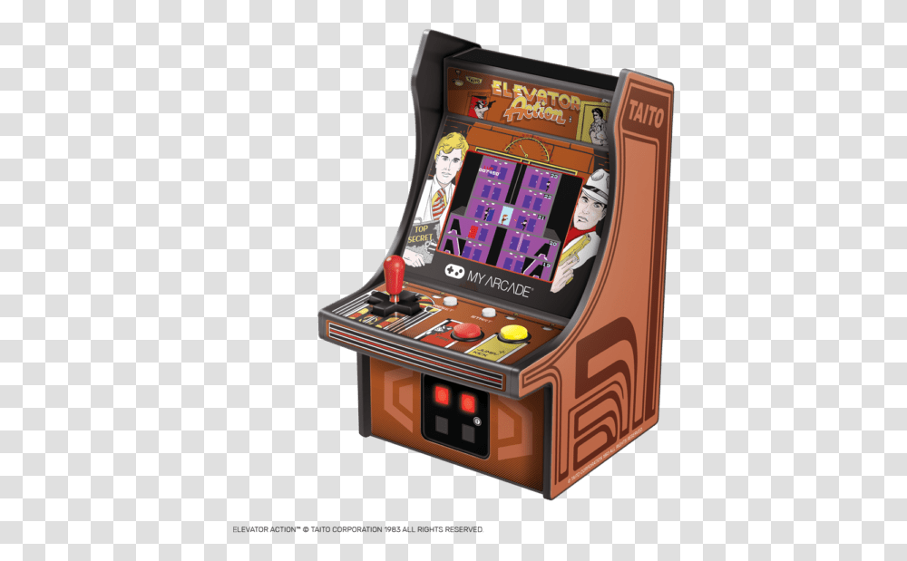 Elevator Action My Arcade, Person, Arcade Game Machine, Gambling, Slot Transparent Png