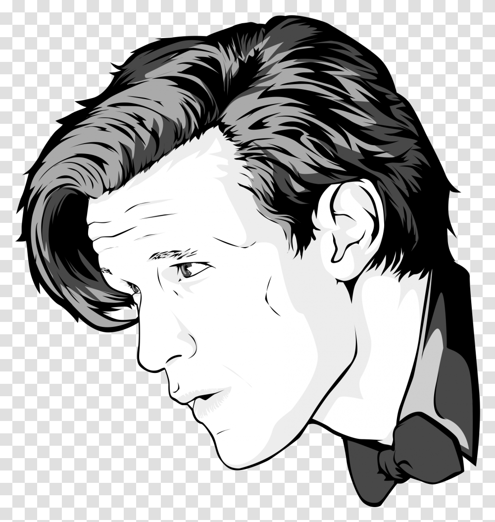 Eleventh Doctor Doctor Who Matt Smith Drawing Matt Smith Doctor Who Drawing, Face, Person, Head Transparent Png