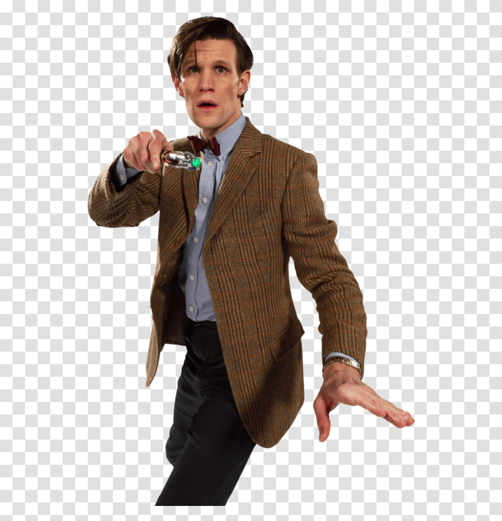 Eleventh Doctor Series, Suit, Overcoat, Person Transparent Png