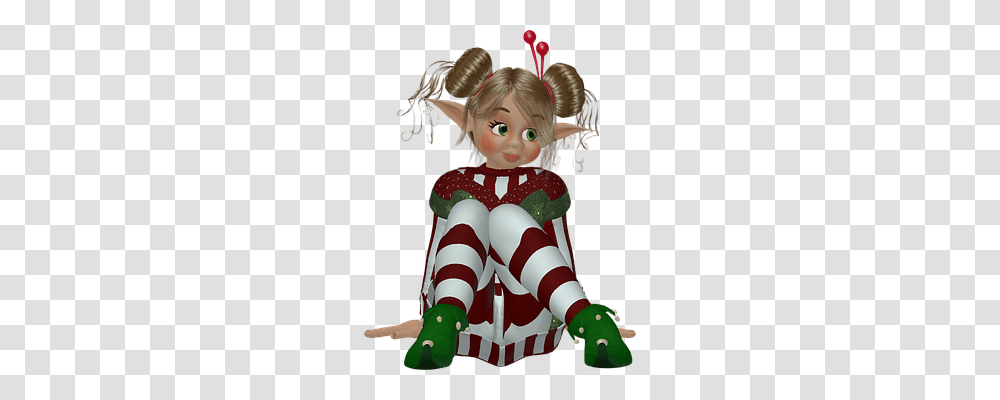 Elf Holiday, Doll, Toy, Person Transparent Png