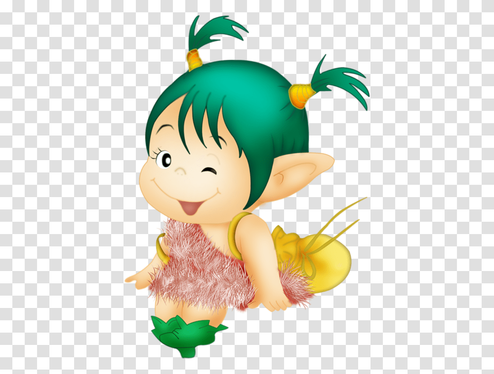 Elf And Pixies Alphabet, Toy, Cupid, Doll Transparent Png