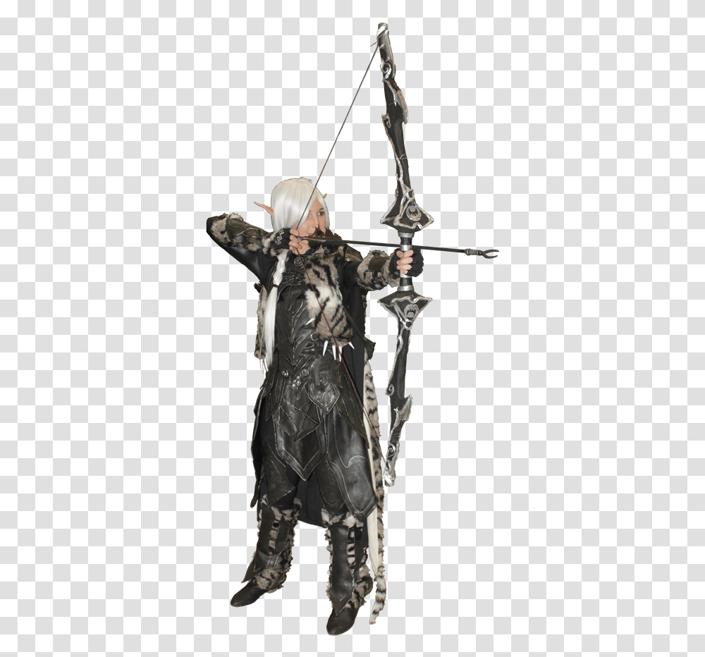 Elf Background Elder Scrolls High Elf Archer, Person, Human, Bow, Archery Transparent Png