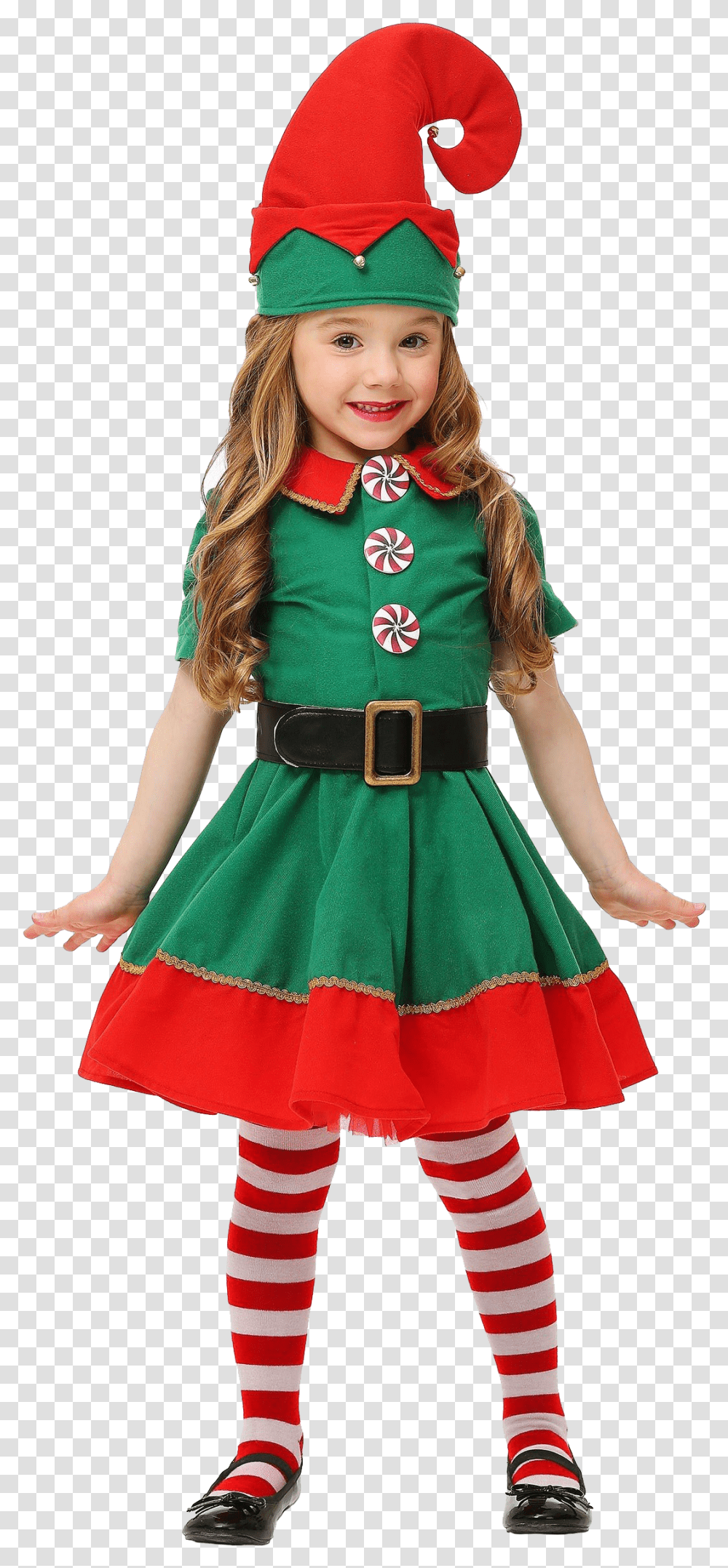 Elf Background Play Christmas Elf Costume, Doll, Toy, Person, Skirt Transparent Png