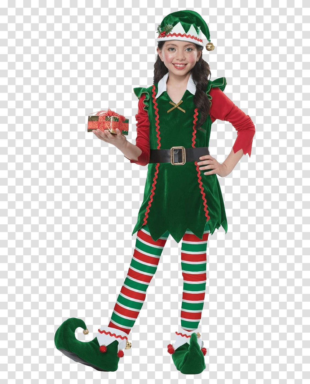 Elf Background Play Kids Christmas Elf Costume, Person, Human, Performer, Face Transparent Png