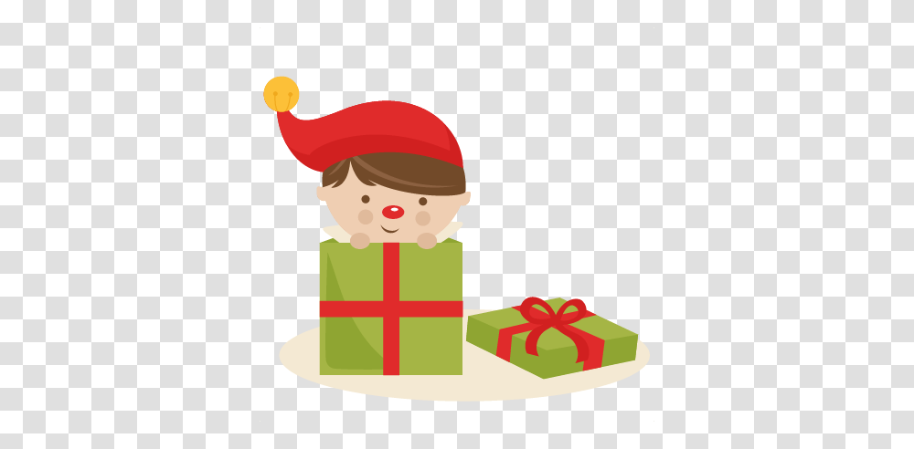 Elf Clipart Christmas Presents, Gift Transparent Png