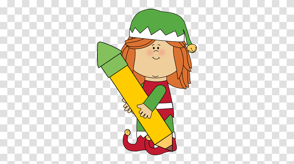 Elf Clipart Schedule, Scroll Transparent Png