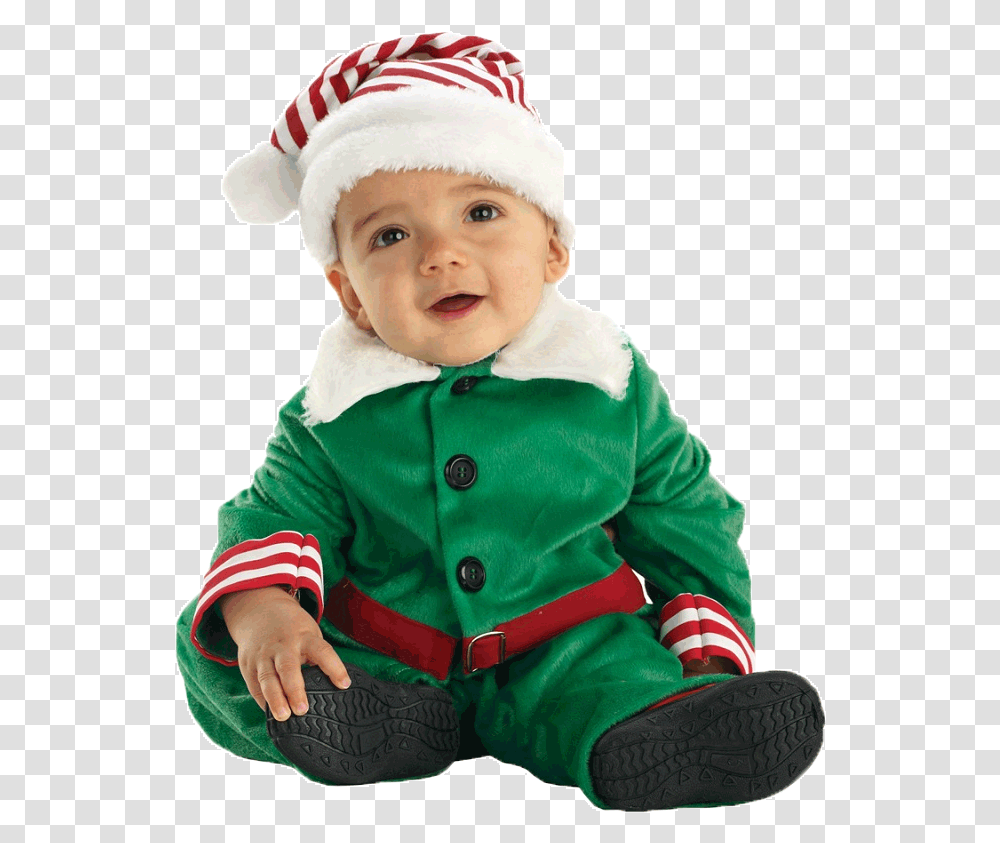 Elf Costume, Person, Face, Baby Transparent Png