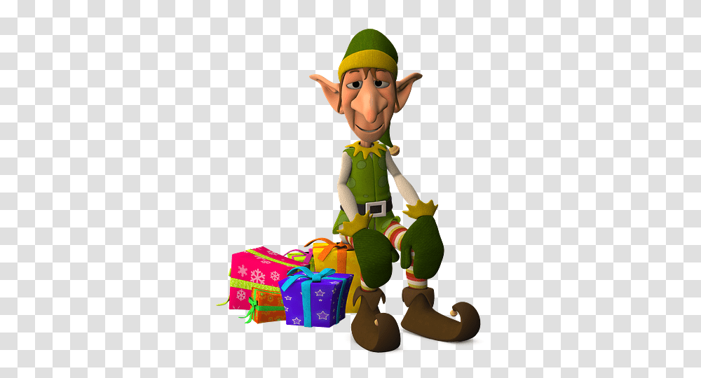 Elf Gifts Christmas Ftestickers Elves Scelves, Toy, Green, Person, Human Transparent Png