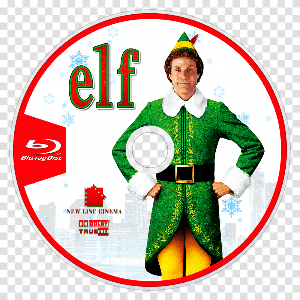 Elf Movie, Person, Human, Disk, Costume Transparent Png