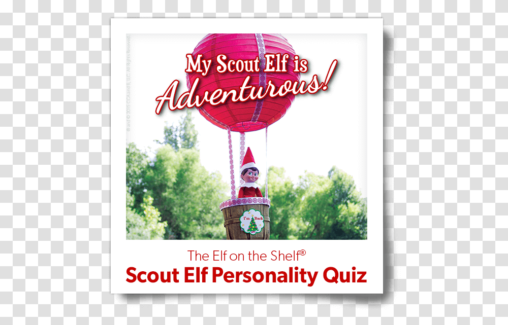 Elf On The Shelf Quiz, Hot Air Balloon, Aircraft, Vehicle, Transportation Transparent Png