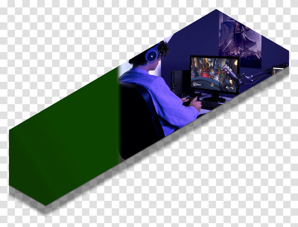 Elgato Green Screen, Person, Human, Video Gaming, Arcade Game Machine Transparent Png