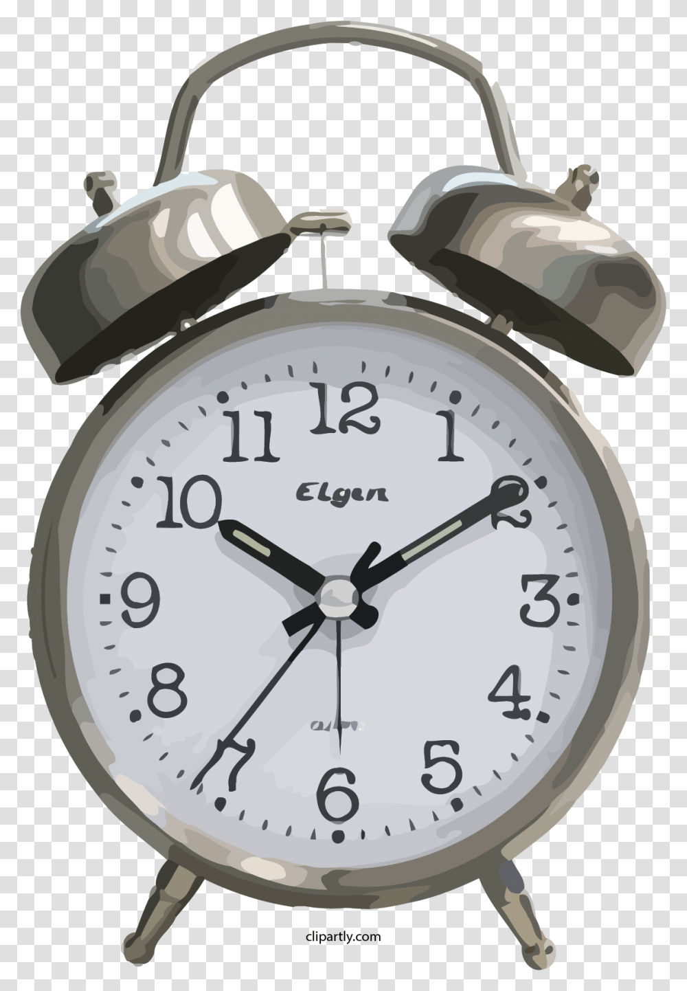 Elgen Old Clock Clipart Alarm Clock Bell, Clock Tower, Architecture, Building, Analog Clock Transparent Png