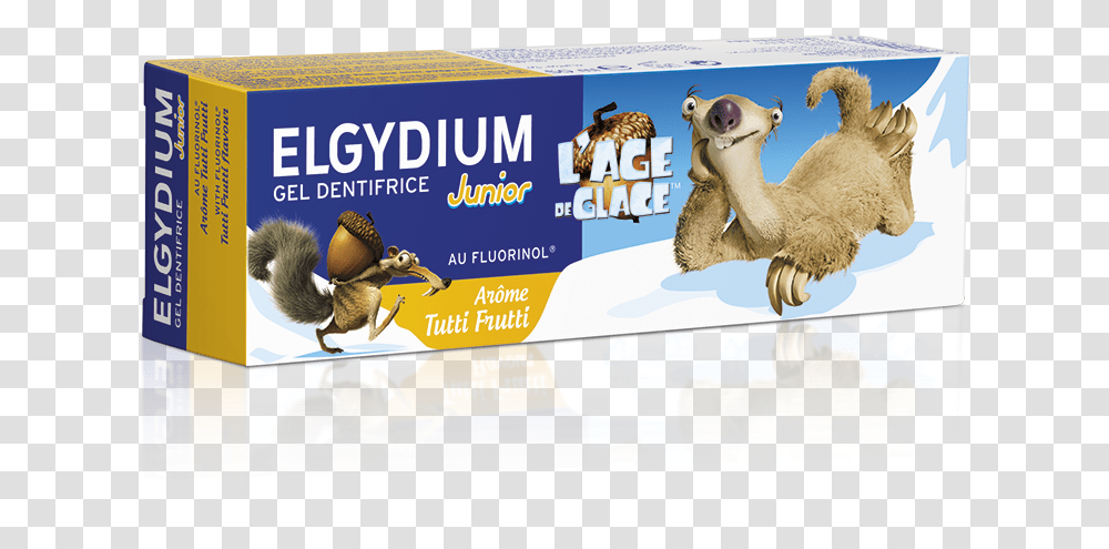 Elgydium Junior Tutti Frutti Toothpaste Elgydium Junior Tutti Frutti, Bird, Animal, Sheep, Mammal Transparent Png