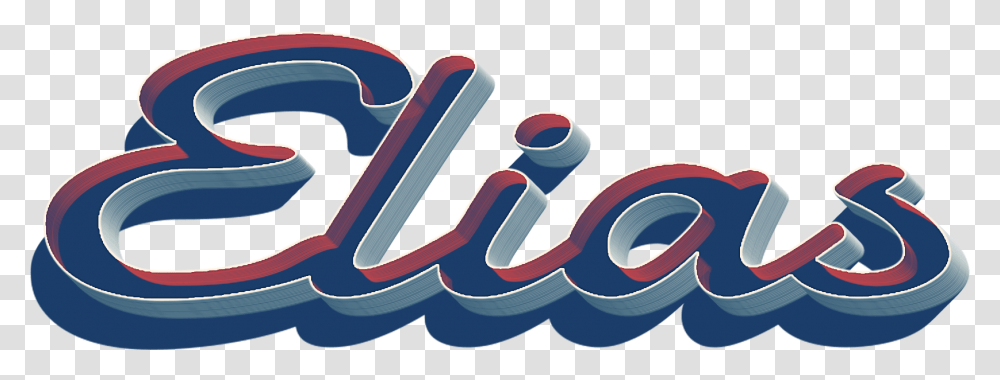 Elias 3d Letter Name Graphic Design, Toothpaste Transparent Png