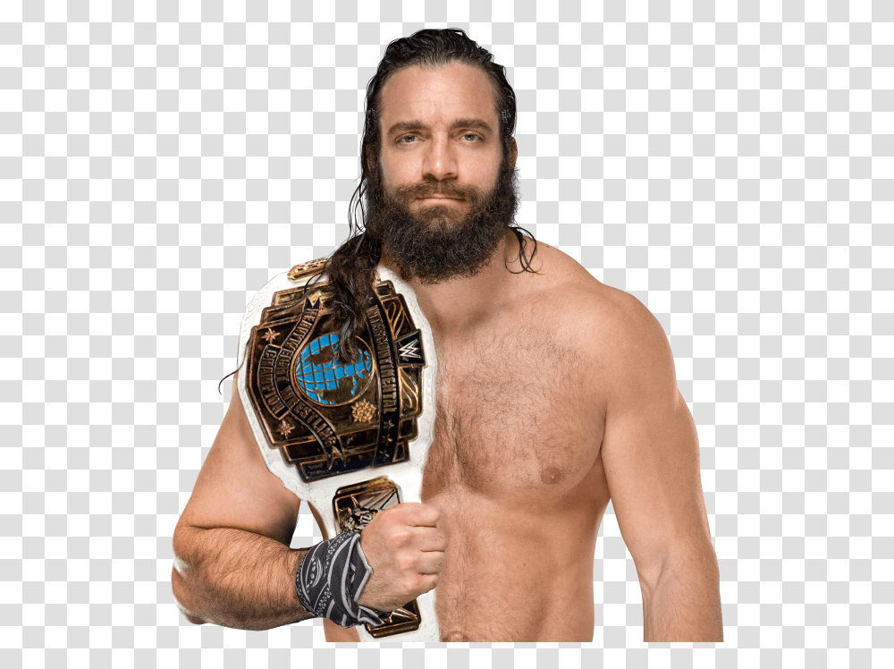 Elias Intercontinental Champion By Andrade Cien Almas Wwe Champion, Face, Person, Human, Skin Transparent Png