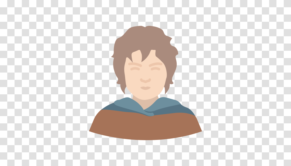 Elijah Wood Frodo Frodo Baggins Lord Of The Rings Icon, Person, Face, Head, Senior Citizen Transparent Png