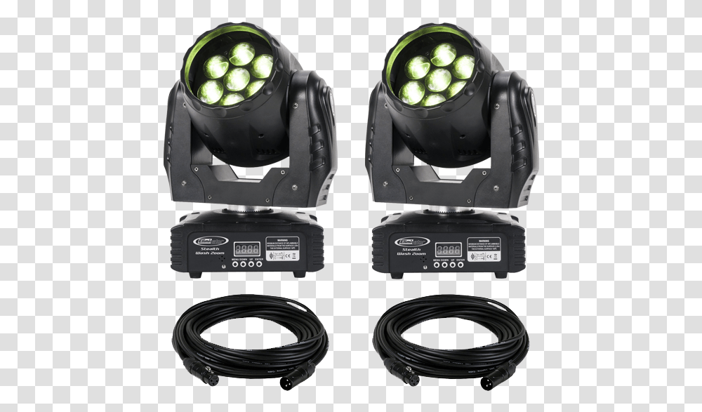 Eliminator Stealth Wash Zoom Led Moving Head 2 Pack Eliminator Lighting Stealth Stealth, Helmet, Apparel, Camera Transparent Png