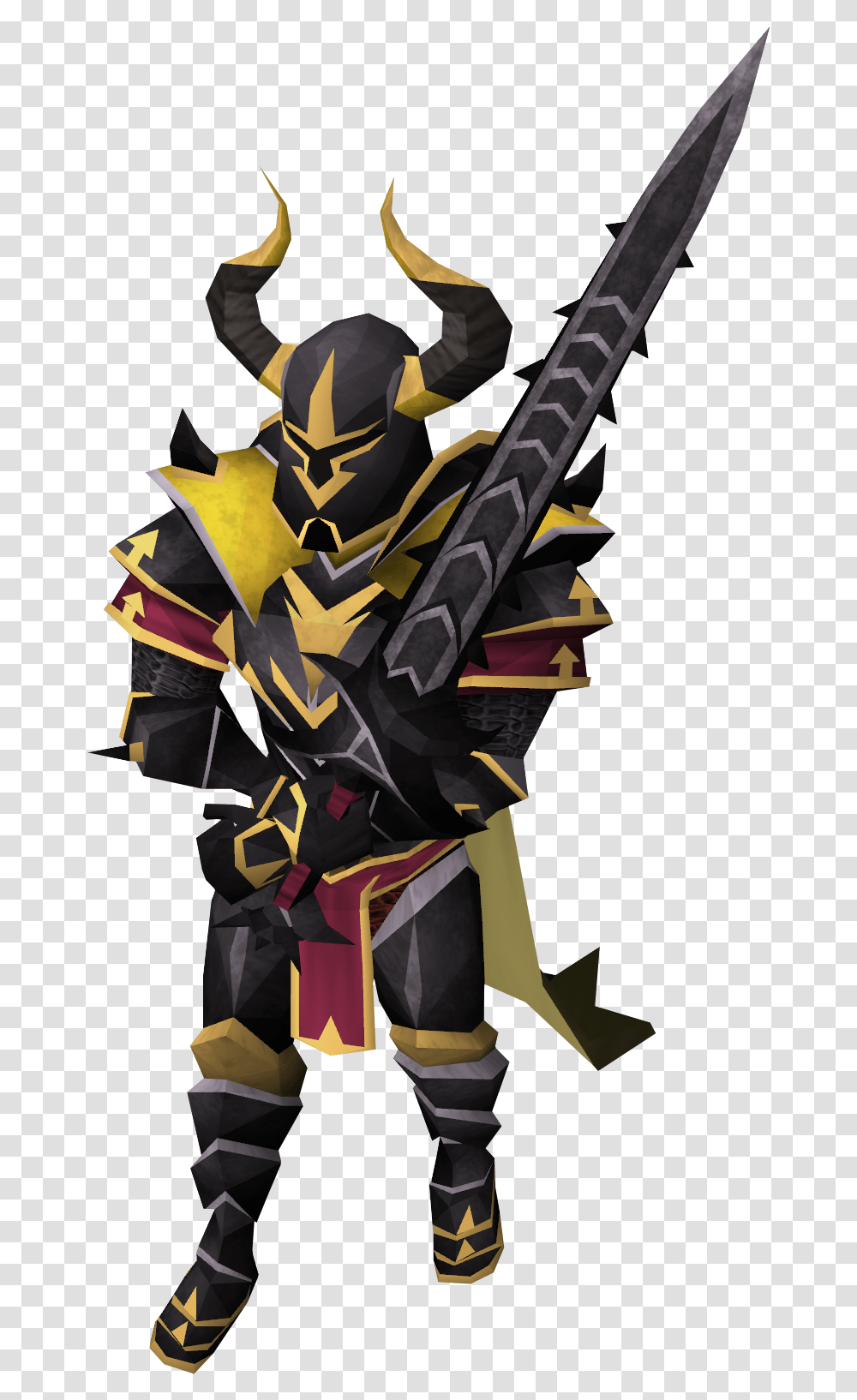 Elite Black Knight, Person, Human, Samurai Transparent Png