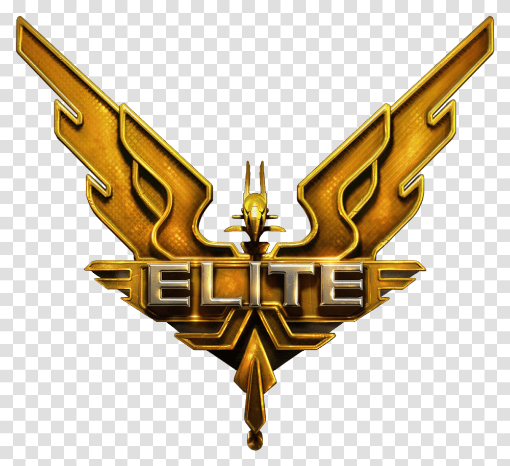 Elite Dangerous Logo, Emblem, Trademark, Arrow Transparent Png
