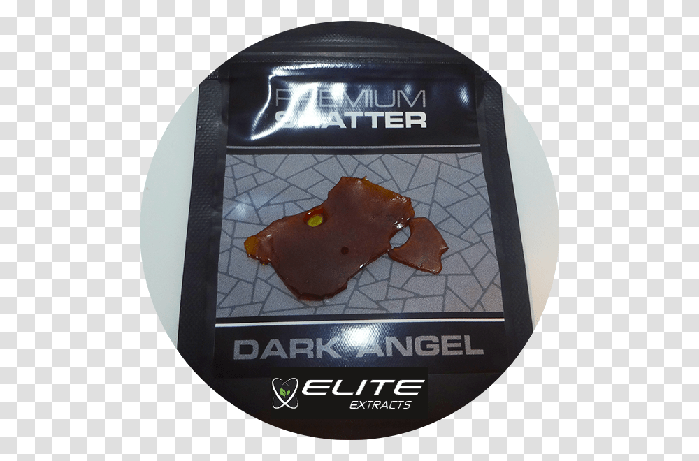 Elite Extracts Dark Angel Co2 Extracted Premium Shatter Bull, Label, Dessert, Food Transparent Png
