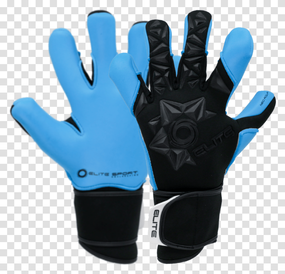 Elite Neo Aqua Gloves Elite Neo Aqua Goalkeeper Glove, Apparel Transparent Png