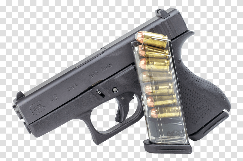 Elite Tactical Glock 43 Magazine, Weapon, Weaponry, Handgun Transparent Png