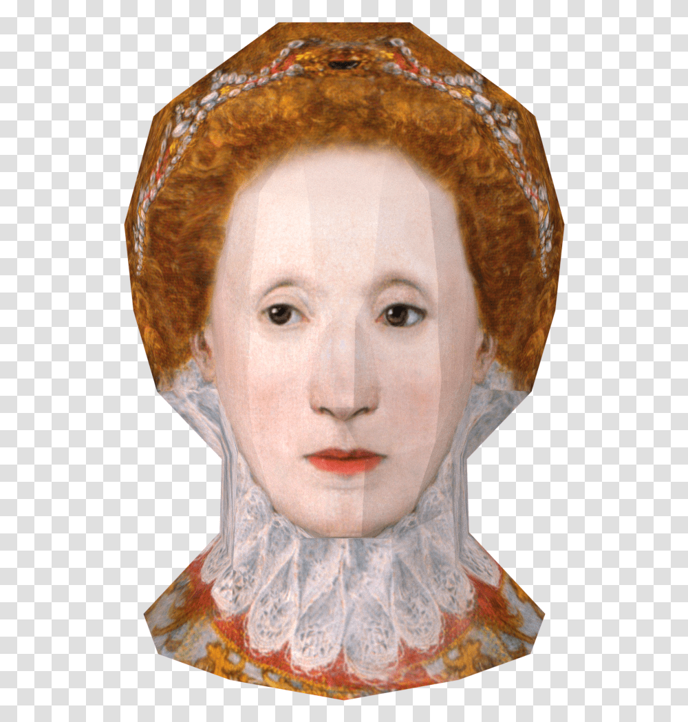 Elizabeth I Of England Bust, Bonnet, Hat, Head Transparent Png
