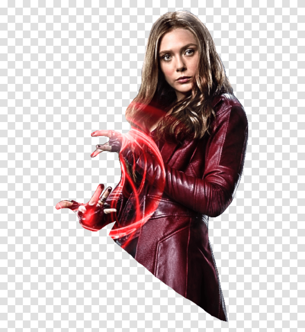 Elizabeth Olsen Wanda Maximoff Avengers Marvel Scarlet Witch, Person, Jacket, Coat Transparent Png