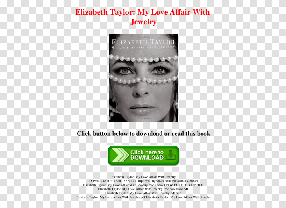 Elizabeth Taylor Jewelry Collection, Face, Person, Human, Head Transparent Png