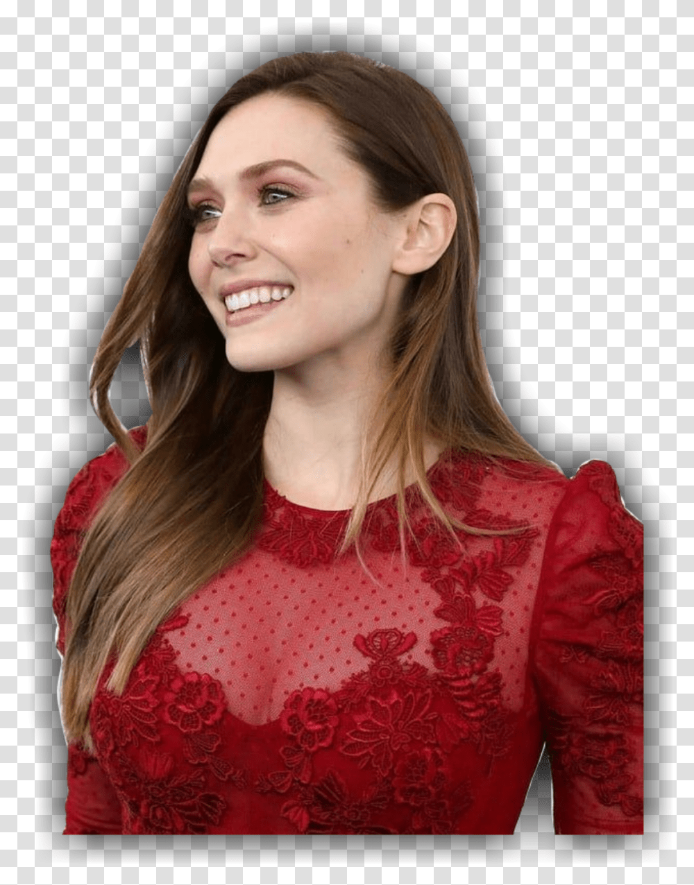 Elizabetholsen Actor Sticker By Chely Loves You Long Sleeve, Clothing, Person, Blouse, Female Transparent Png