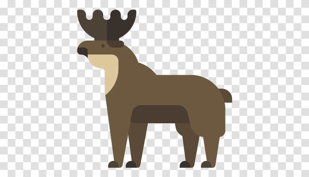 Elk Icon Animal, Mammal, Kangaroo, Wallaby, Rodent Transparent Png