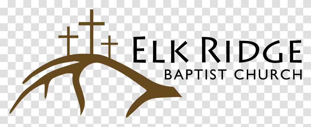 Elk Ridge Baptist Church Calligraphy, Cross, Antelope, Wildlife Transparent Png