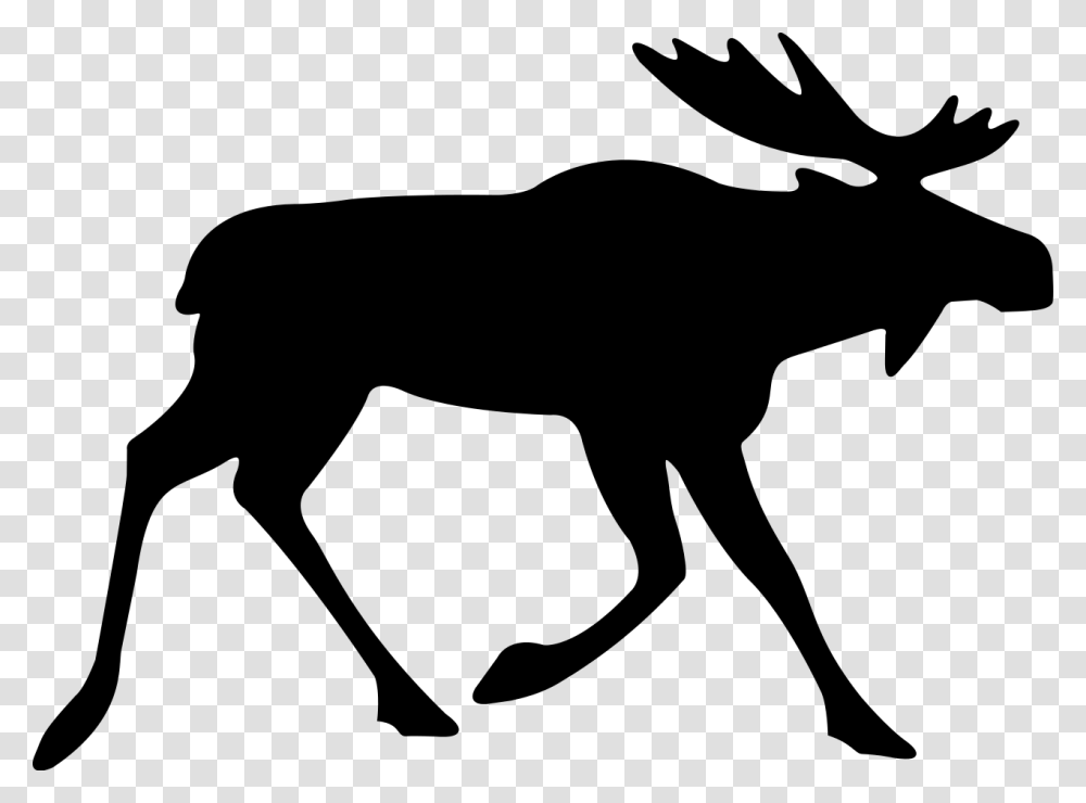 Elk Siluette, Gray, World Of Warcraft Transparent Png