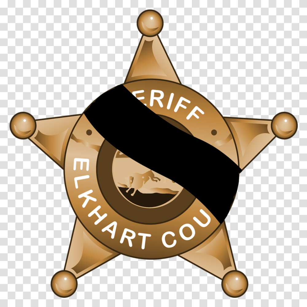 Elkhart County Sheriff Badge Cartoon, Lamp, Logo, Trademark Transparent Png