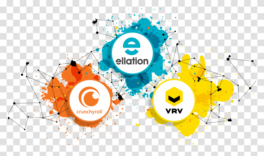 Ellation Studios Crunchyroll Vrv Circle, Pac Man Transparent Png