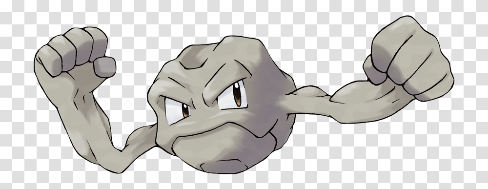 Elle Fire Mime M Theythem 3 Dak Pokmon Geodude, Hand, Plant, Bird, Animal Transparent Png