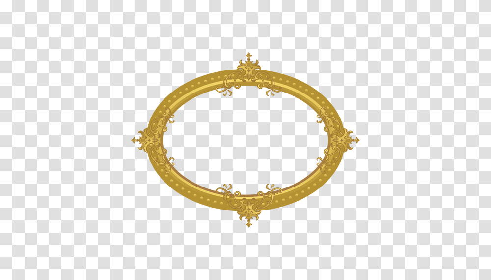 Elliptical Golden Frame, Bracelet, Jewelry, Accessories, Accessory Transparent Png