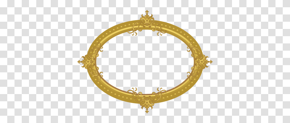 Elliptical Golden Frame & Svg Vector File Moldura Dourada Redonda, Bracelet, Jewelry, Accessories, Accessory Transparent Png