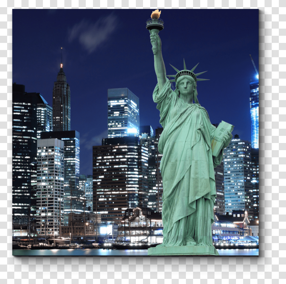 Ellis Island Clipart Statue Of Liberty, Metropolis, City, Urban, Building Transparent Png