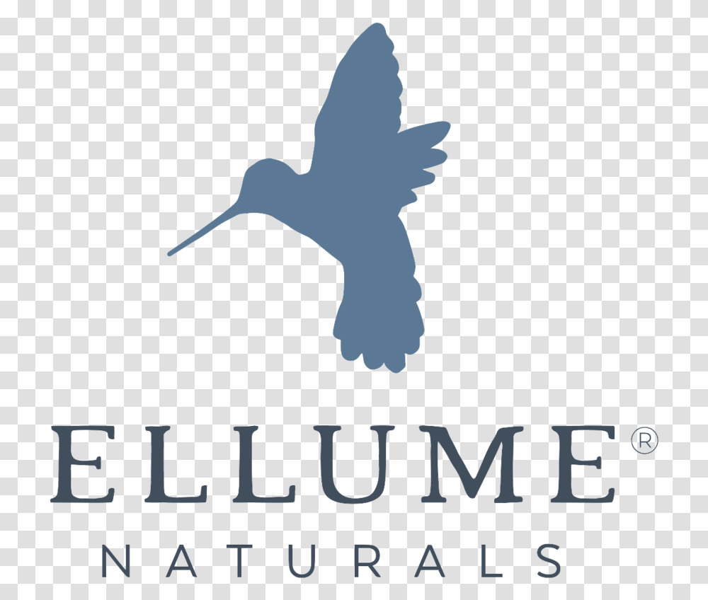 Ellume Naturals Logo Registered Symbol Copy, Poster, Advertisement, Animal, Bird Transparent Png
