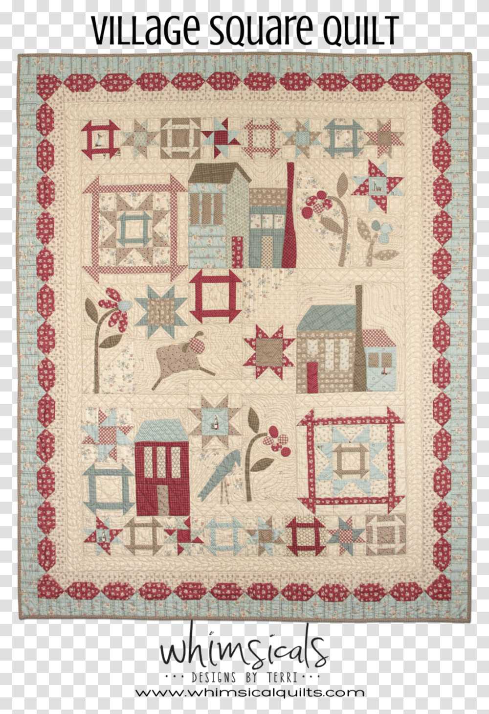 Elm Cottage Fabric Windham, Rug, Embroidery, Pattern, Quilt Transparent Png
