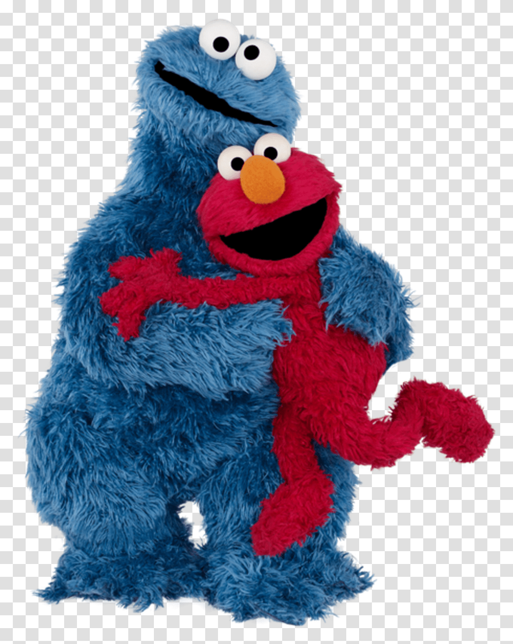 Elmo And Cookie Monster Elmo Sesame Street, Toy, Snowman, Winter, Outdoors Transparent Png