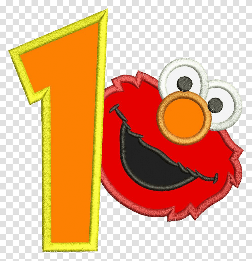 Elmo Birthday Clipart At Getdrawingscom Free For Personal 1st Birthday Elmo Clipart, Number, Logo Transparent Png